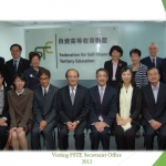 Moment captured at EDB Officials visiting FSTE Secretariat Office 2012
